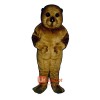 Realistic Otter Cartoon Costume Mascot