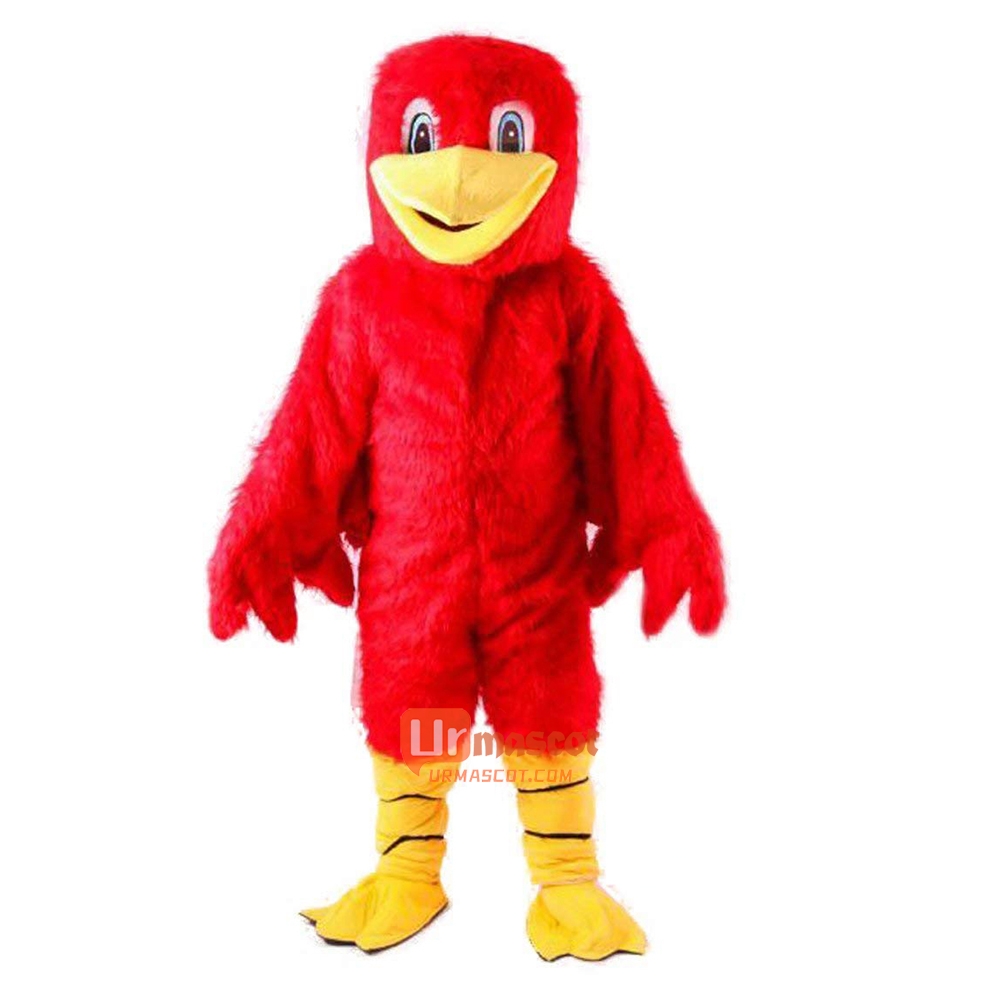 Red Bird Cartoon Mascot Costume Plush with Mask