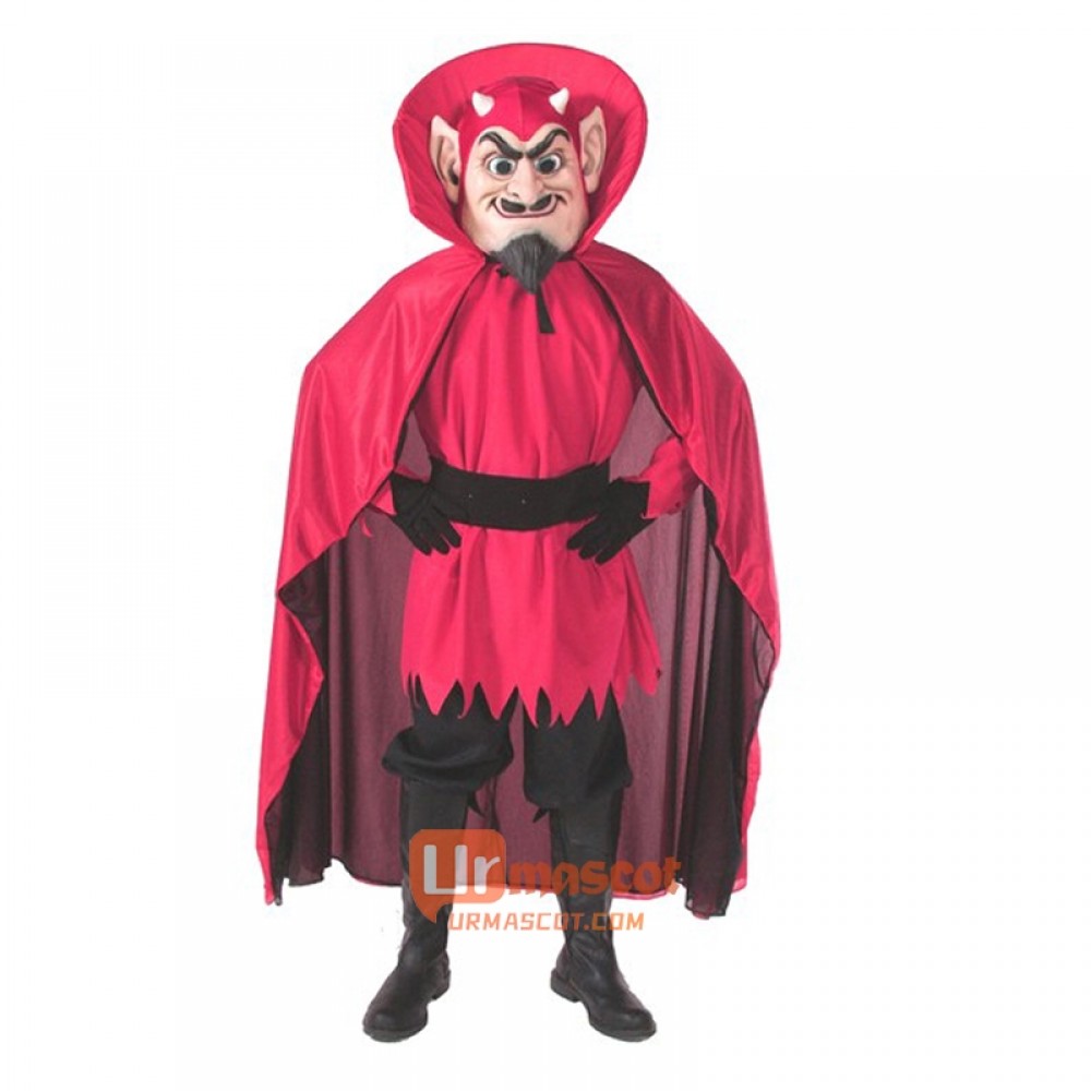 Red Devil Cartoon Costume Mascot