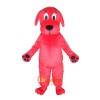 Red Dog Mascot Cartoon Costume