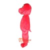 Red Dog Mascot Cartoon Costume