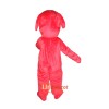 Red Dog Mascot Cartoon Costume