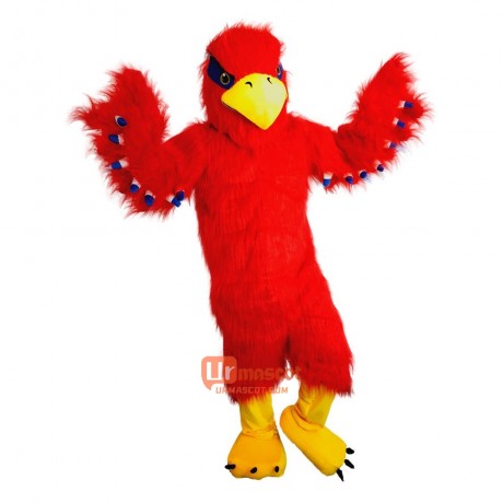 Red Eagle Bird Cartoon Mascot Costume Plush with Mask