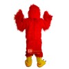 Red Eagle Bird Cartoon Mascot Costume Plush with Mask