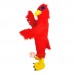 Red Eagle Bird Cartoon Mascot Costume Plush with Mask