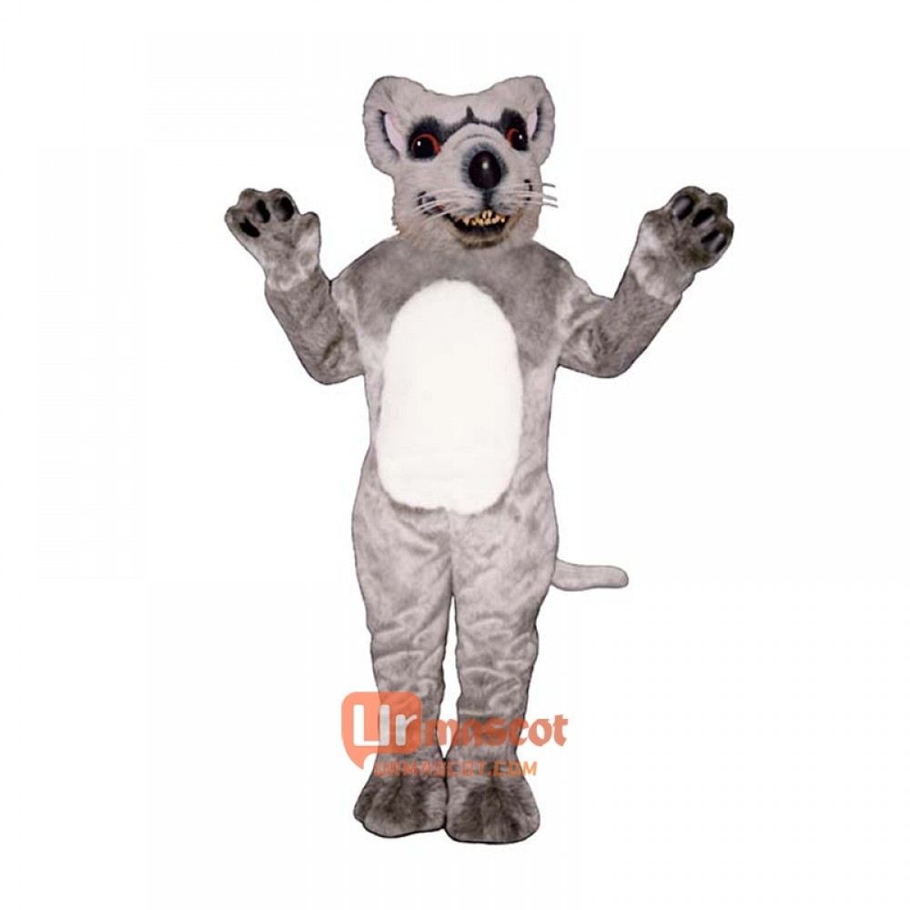 Red Eyed Rat Cartoon Costume Mascot