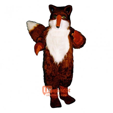 Red Fox Cartoon Costume Mascot