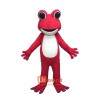 Red Frog Character Mascot Cartoon Costume