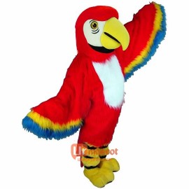Red Macaw Lightweight Cartoon Mascot Costume