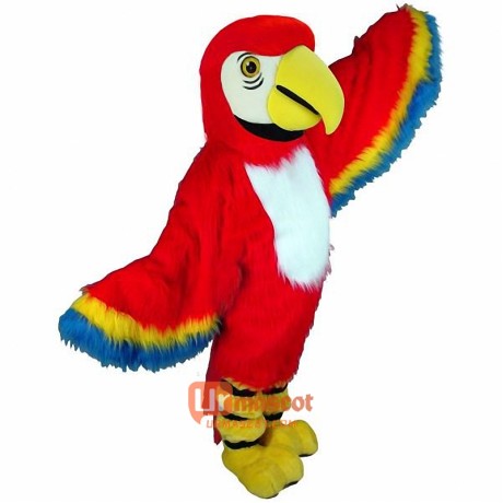 Red Macaw Lightweight Cartoon Mascot Costume