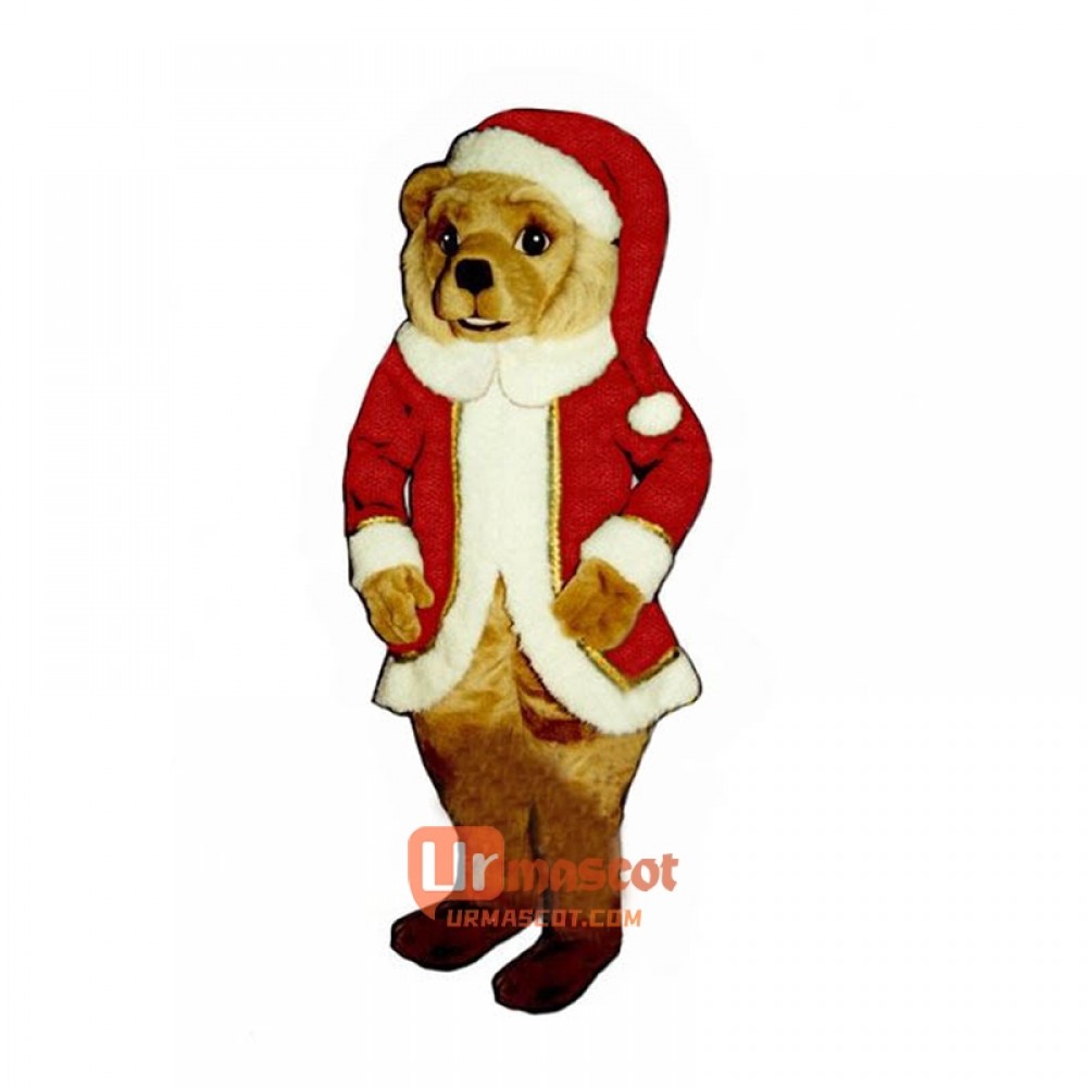 Red St. Bear Claws Custom Cartoon Mascot Costume