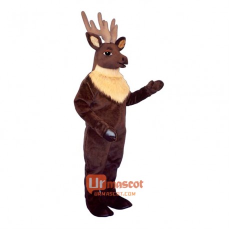 Regal Elk Cartoon Costume Mascot