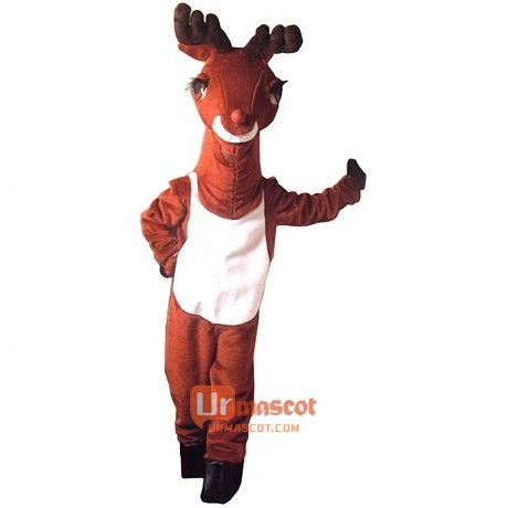 Reindeer Cartoon Mascot Costume High Quality