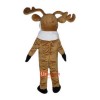Reindeer Cartoon Mascot Costume Plush with Mask