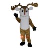 Reindeer Cartoon Mascot Costume Plush with Mask