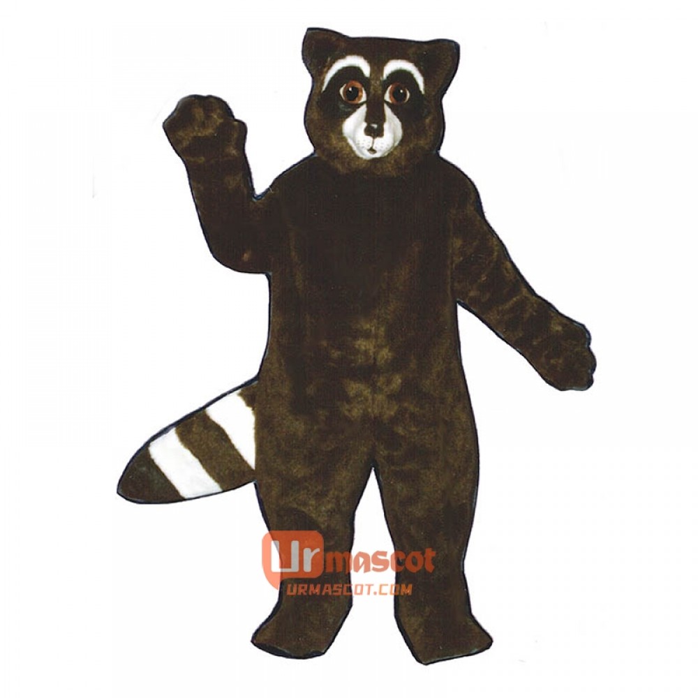 Rex Raccoon Cartoon Costume Mascot