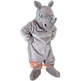Rhino Cartoon Mascot Costume