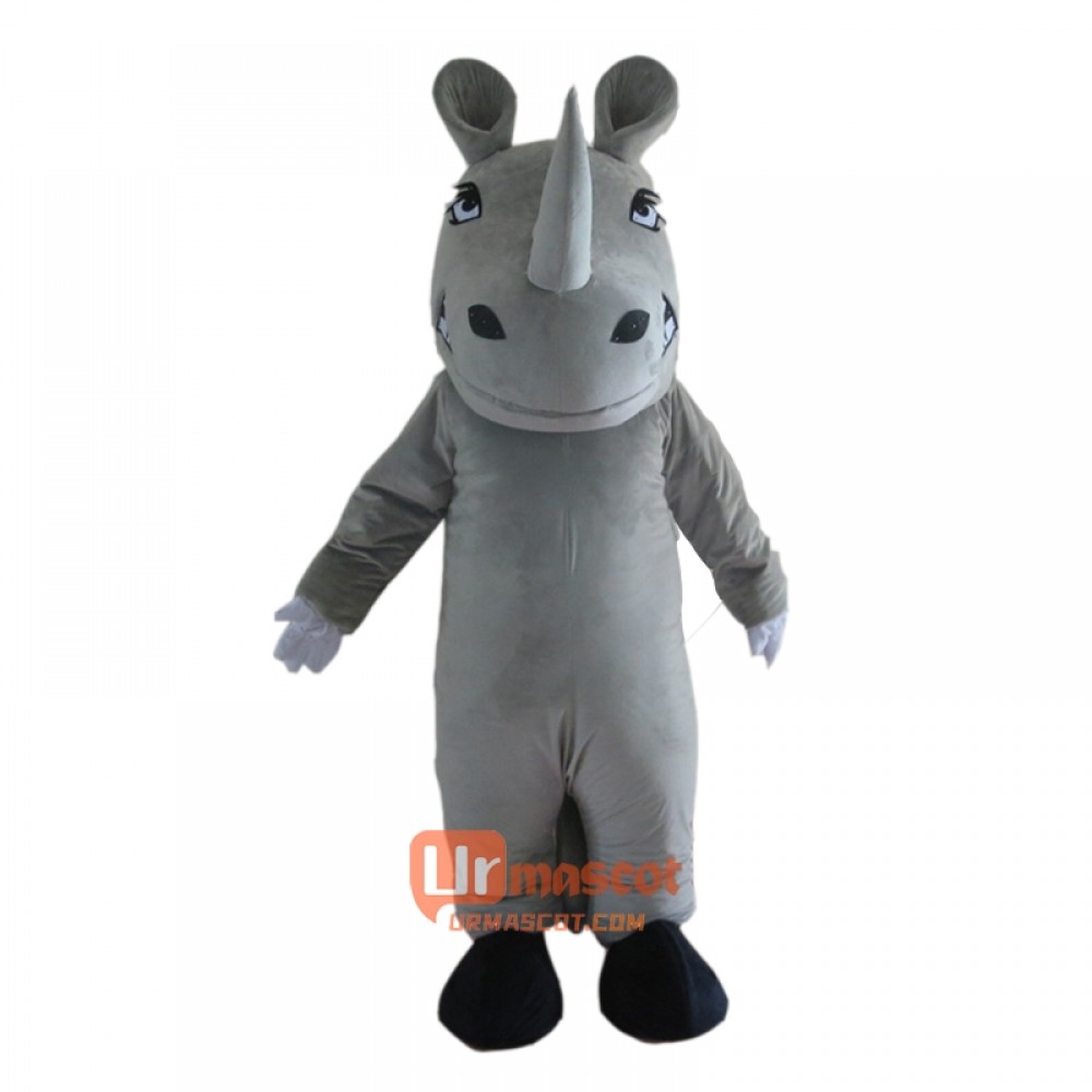 Rhinoceros Mascot Cartoon Costume