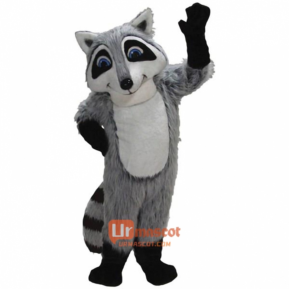 Ricky Raccoon Cartoon Mascot Costume
