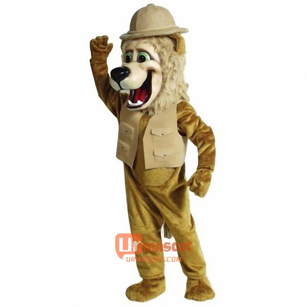 Roary Lion Cartoon Mascot Costume