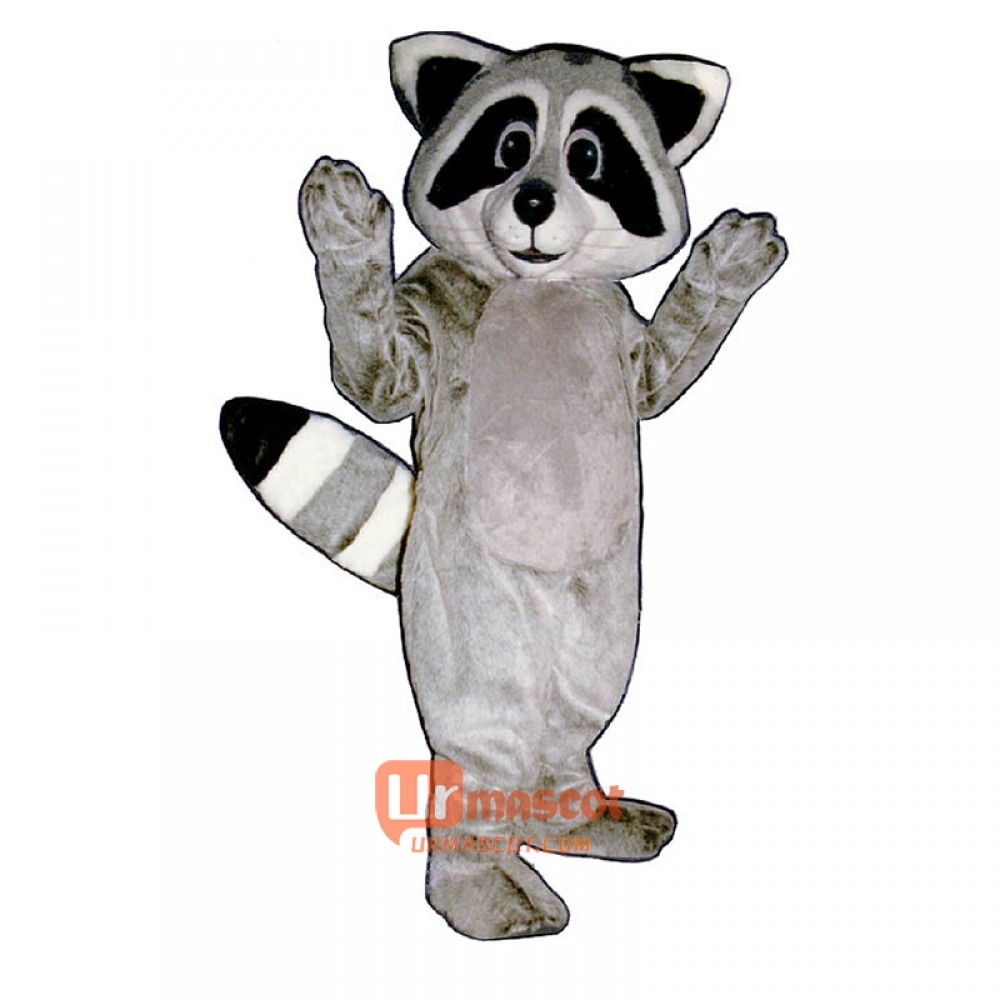 Robbie Raccoon Cartoon Costume Mascot