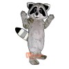 Robbie Raccoon Cartoon Costume Mascot