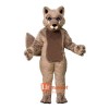 Roger Wolf Mascot Cartoon Costume
