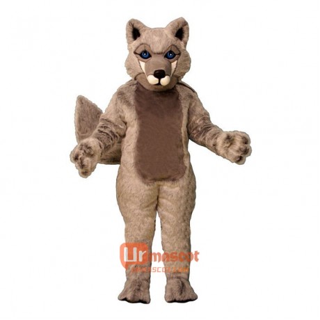 Roger Wolf Mascot Cartoon Costume
