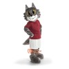 Romolo Cartoon Mascot Costume Plush with Mask