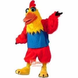 Rooster Cartoon Mascot Costume High Quality