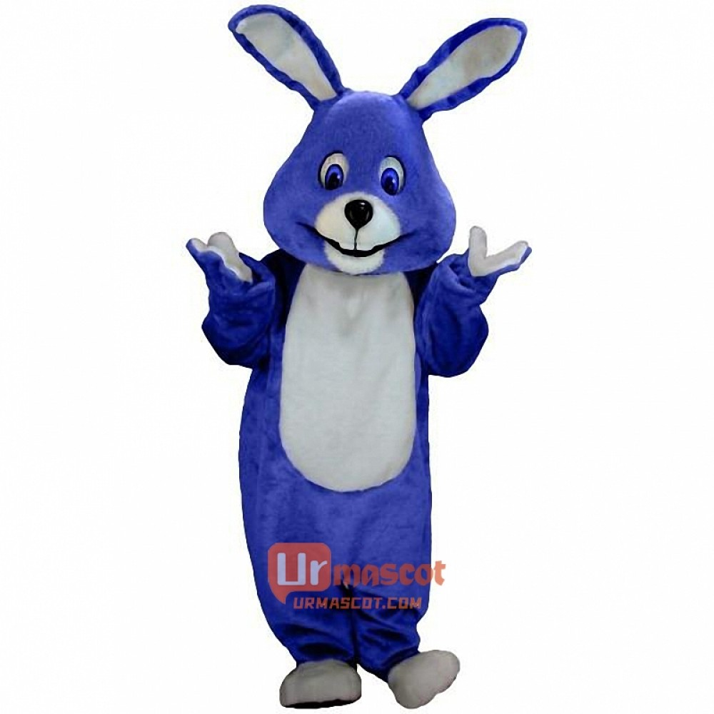 Royal Blue Bunny Lightweight Cartoon Mascot Costume Cosplay Outfits