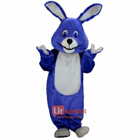 Royal Blue Bunny Lightweight Cartoon Mascot Costume Cosplay Outfits
