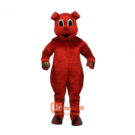 Ruddy Redpig Cartoon Costume Mascot