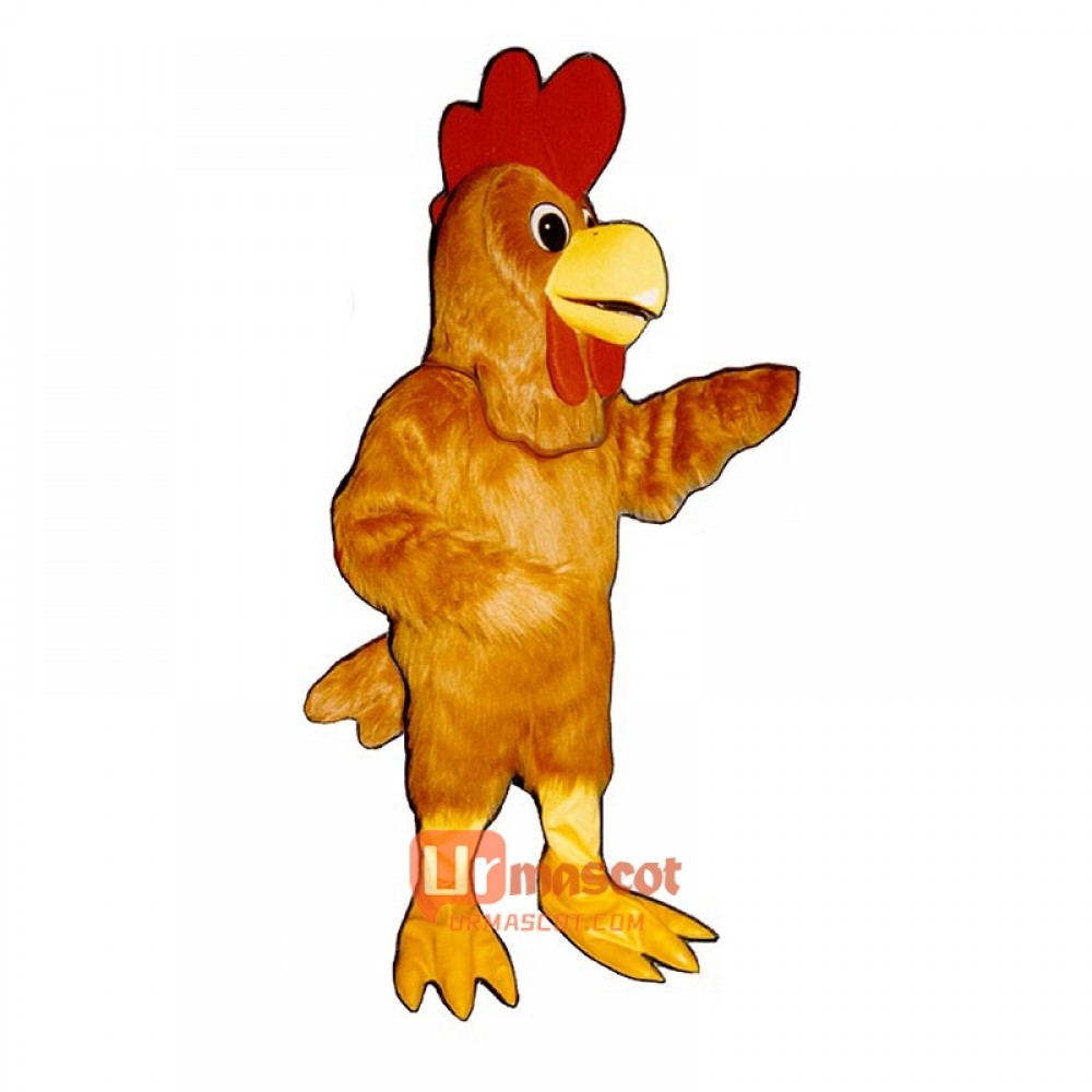 Rusty Rooster Cartoon Costume Mascot
