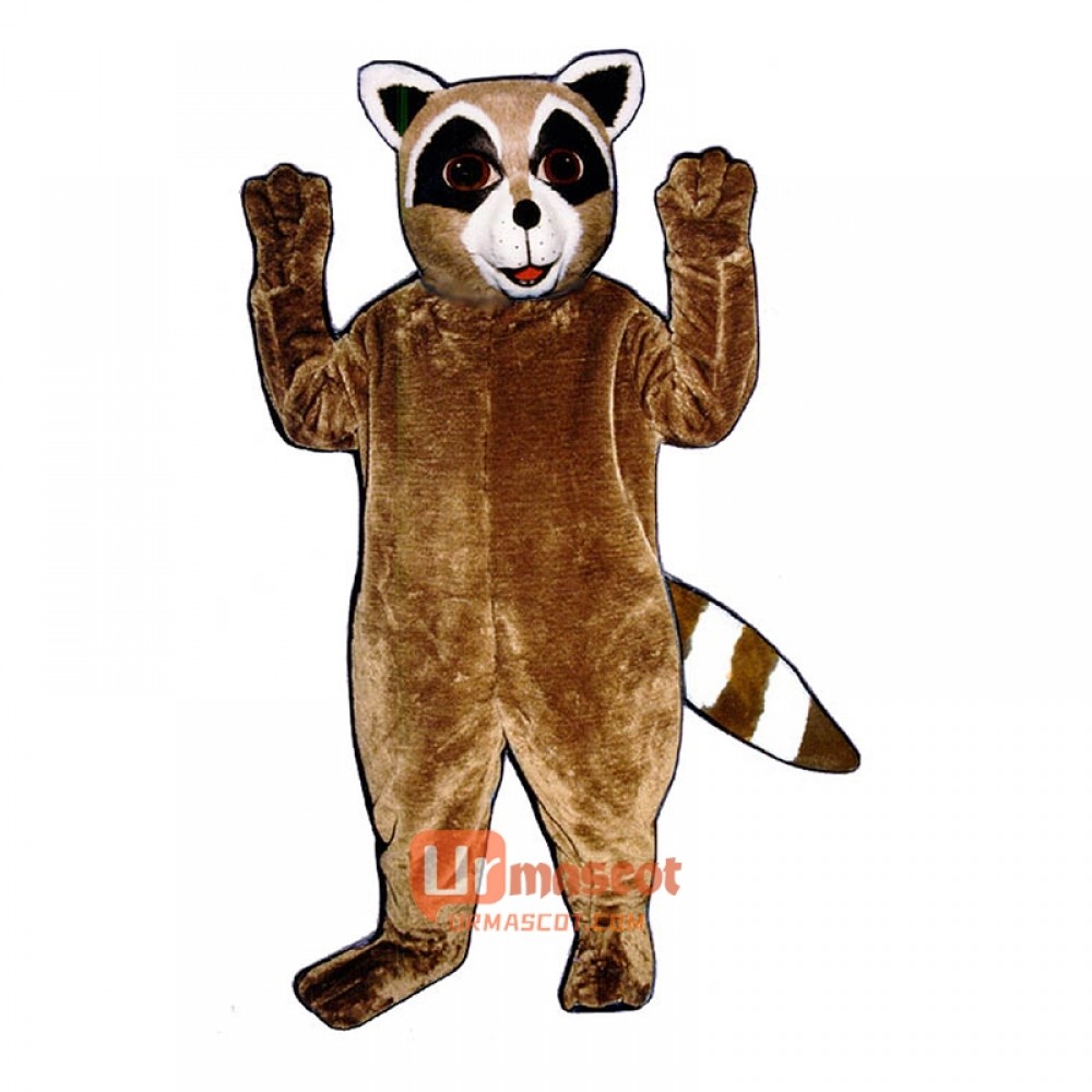 Ryan Raccoon Cartoon Costume Mascot