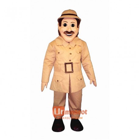 Safari Sam Cartoon Costume Mascot