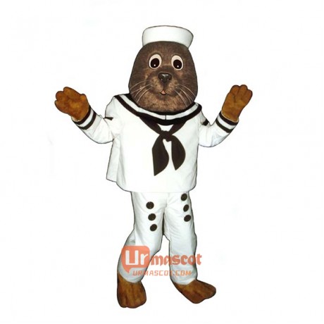 Sailing Otter Cartoon Costume Mascot