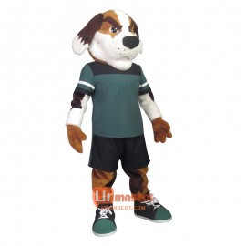 Saint Bernard Dog Custom Cartoon Mascot Costume