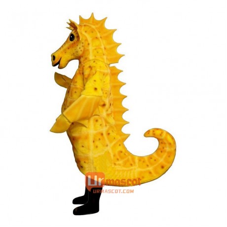 Sammy Seahorse Cartoon Costume Mascot