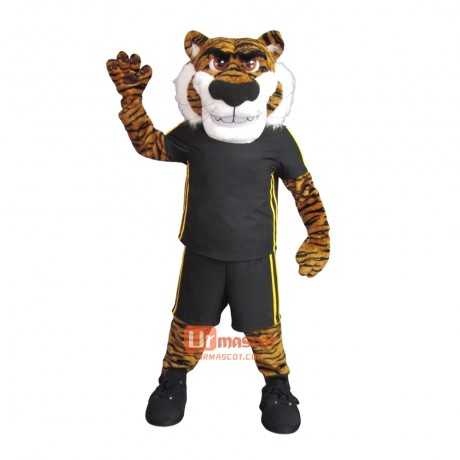 School Handsome Tiger Custom Cartoon Mascot Costume