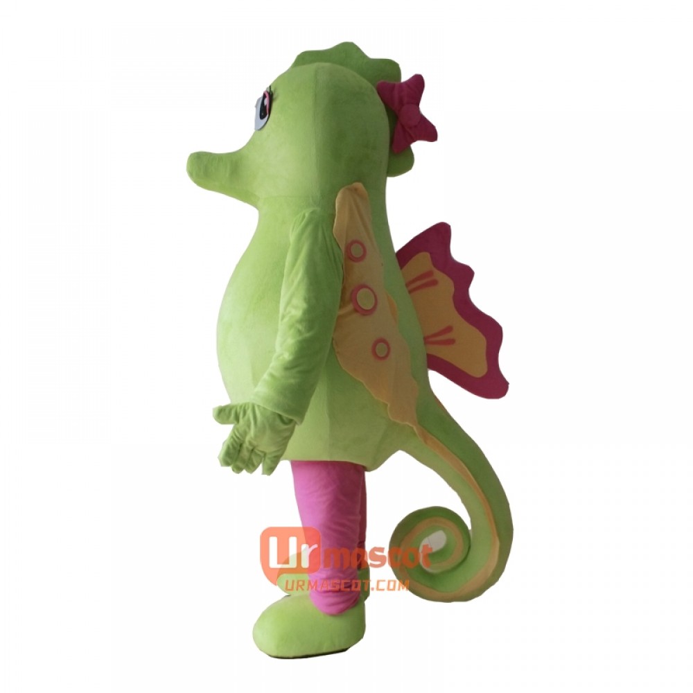 Sea Horse Mascot Cartoon Costume