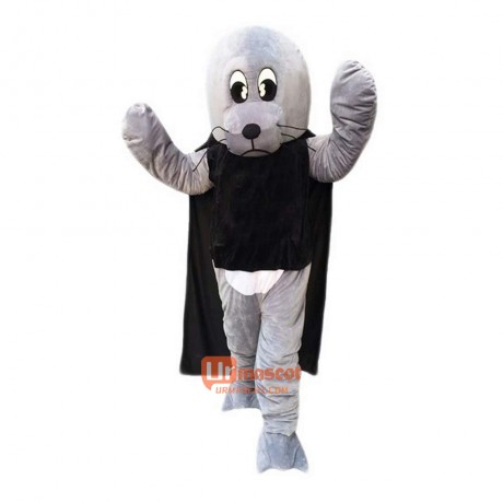 Sea Lion Cartoon Mascot Costume Plush with Mask