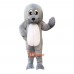 Sea Lion Cartoon Mascot Costume Plush with Mask