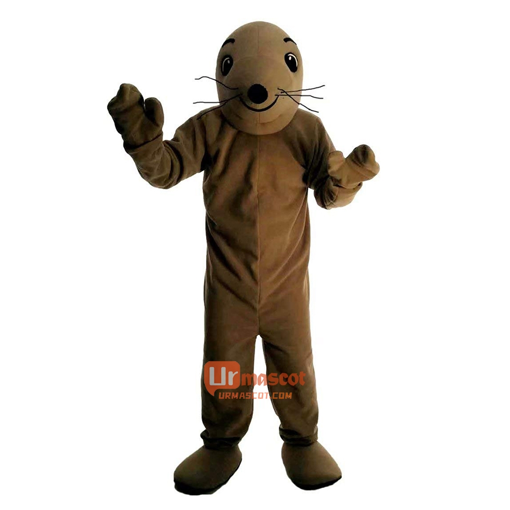 Seal Cartoon Mascot Costume Plush with Mask