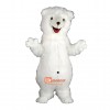 Shaggy Polar Bear Custom Cartoon Mascot Costume