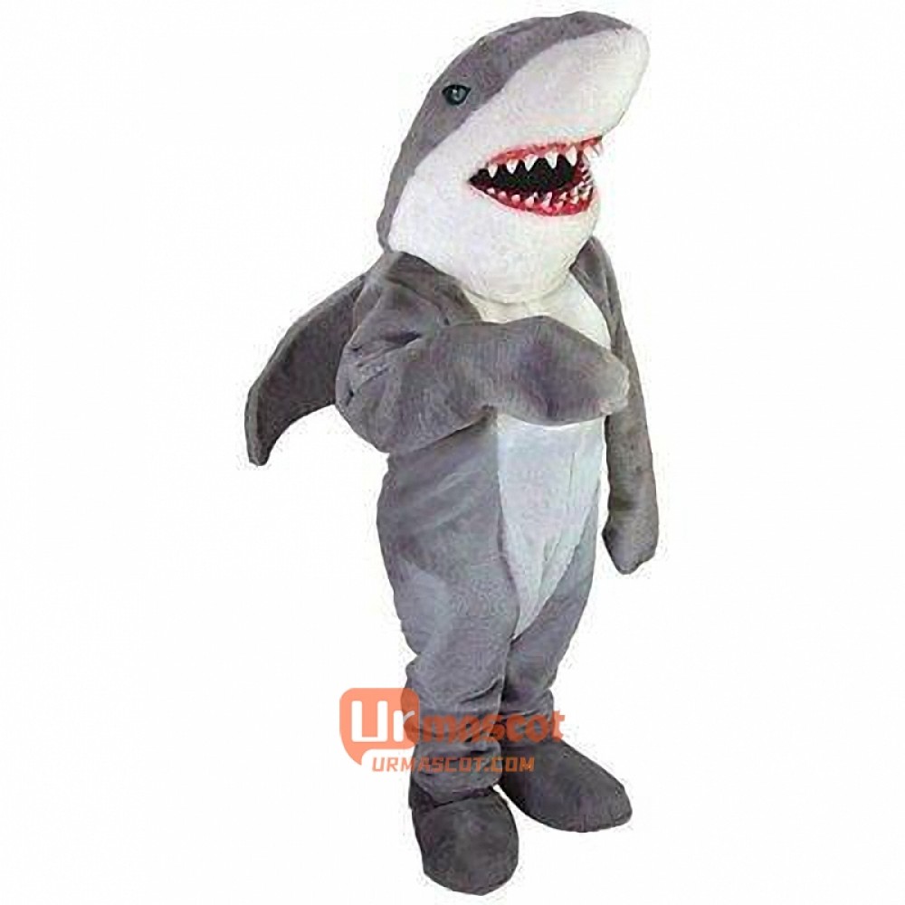 Sharky the Shark Cartoon Mascot Costume