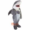 Sharky the Shark Cartoon Mascot Costume