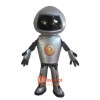 Silver Robot Mascot Cartoon Costume