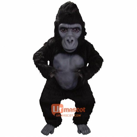 Silverback Gorilla Cartoon Mascot Costume