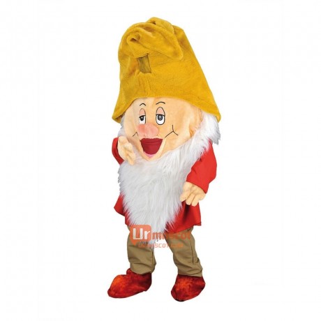 Sleeper 7 Dwarfs Cartoon Mascot Costume Plush with Mask